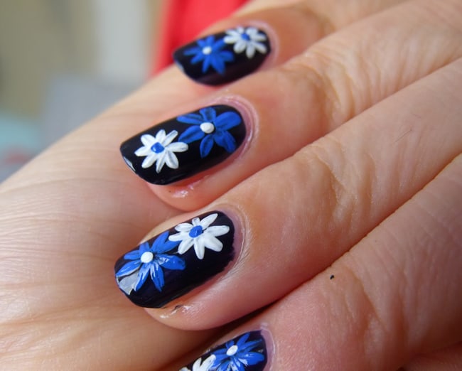 Wonderful Floral Nail Pattern Designs 2016