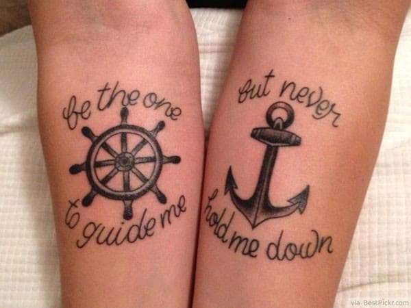 Amazing Matching Tattoos Art for Couples