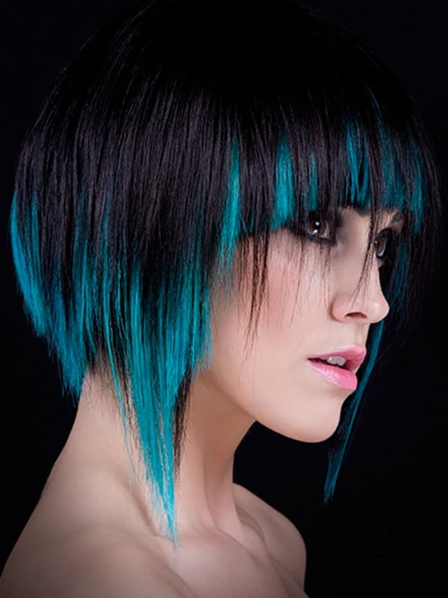 Blue Hair Streaks Ideas