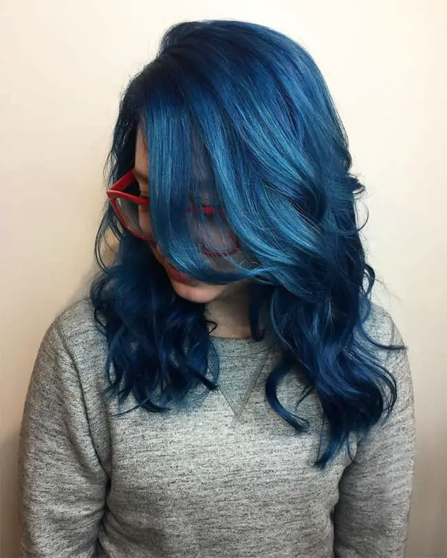 Top 25 Blue Hair Streaks Ideas For Girls Sheideas