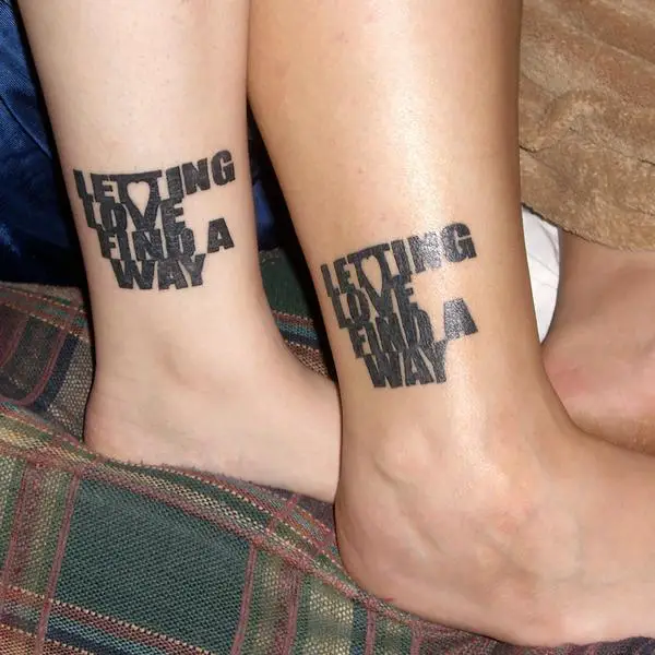 50 Cute Boyfriend and Girlfriend Tattoos SheIdeas