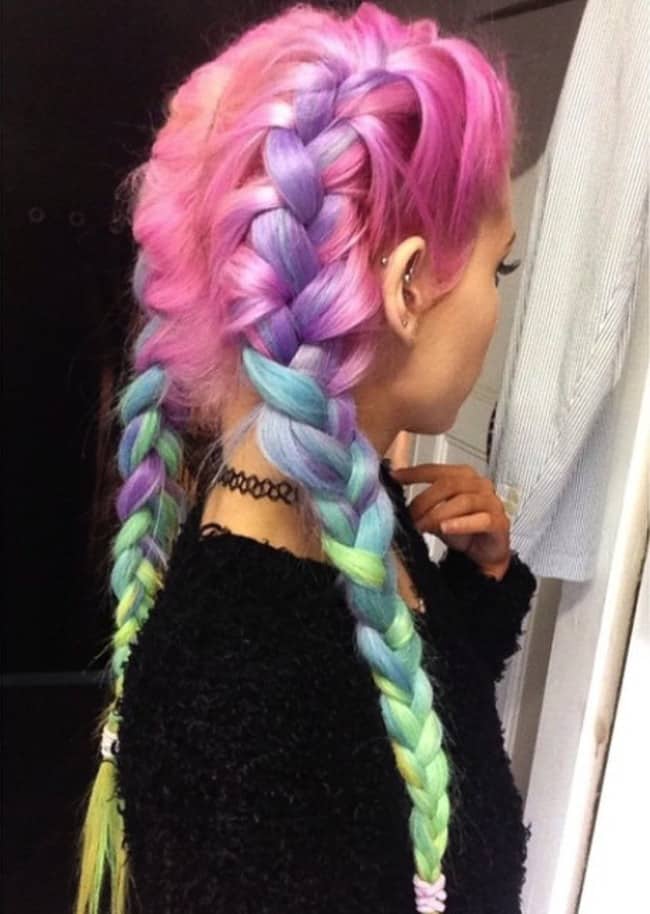 22 Cute Dyed Hairstyles Ideas for Ladies - SheIdeas