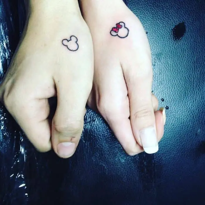 Small Husband and Wife Matching Tattoos Ideas SheIdeas