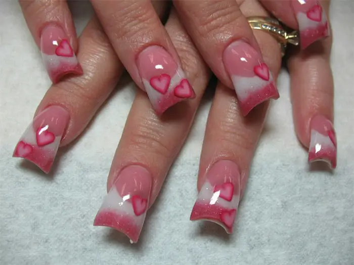 22 Cute Heart Nail Designs Images for Girls SheIdeas