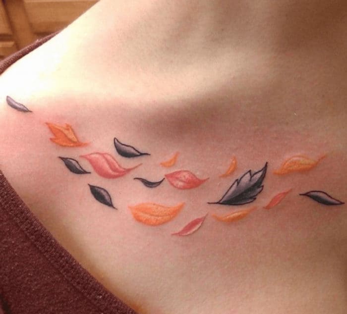 30 Superb Collar Bone Tattoo Designs 2018 - SheIdeas