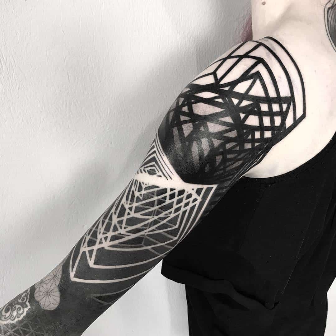 40 Captivating Negative Space Tattoos SheIdeas