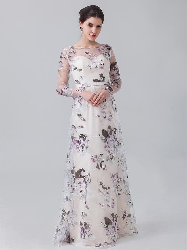 Amazing Floral Dresses with Long Sleeves