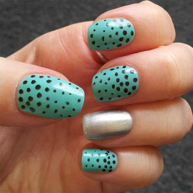 Amazing Polka Dot Nail Designs for Women