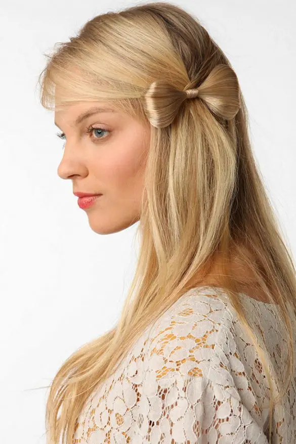 25 Cute Hair Bow Hairstyles for Ladies – SheIdeas