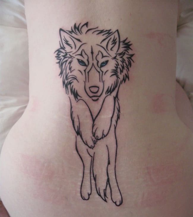 Great Tribal Wolf Tattoos Ideas for Women