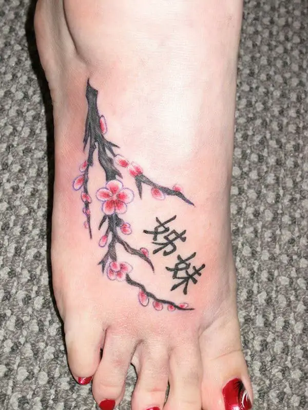 25+ Unique and Beautiful Cherry Blossom Tattoo Designs SheIdeas