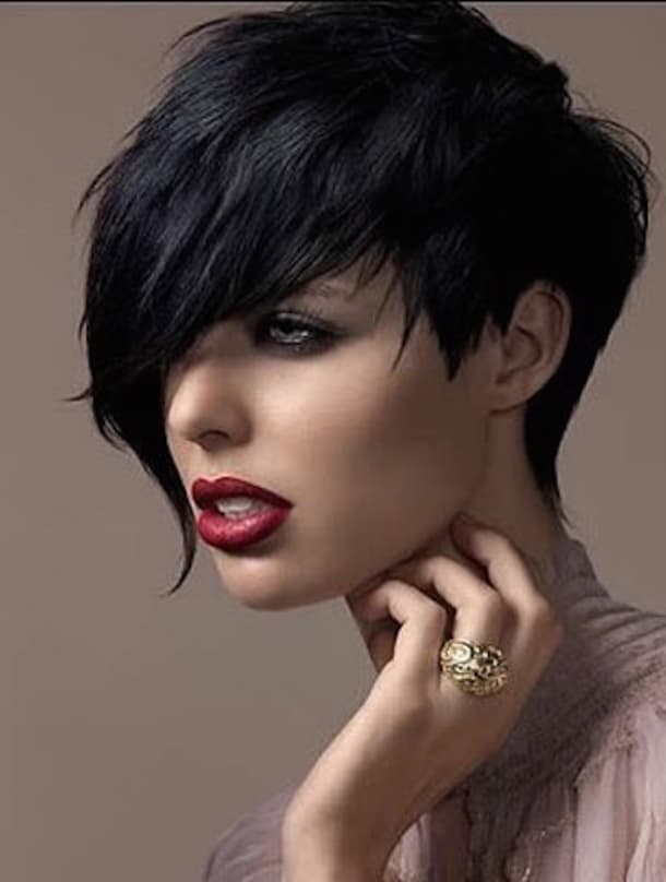 Stylish Black Short Funky Hairstyles for 2016-17