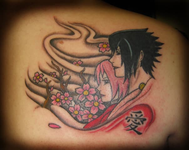 Stylish Naruto Tattoo Art Trend for Back