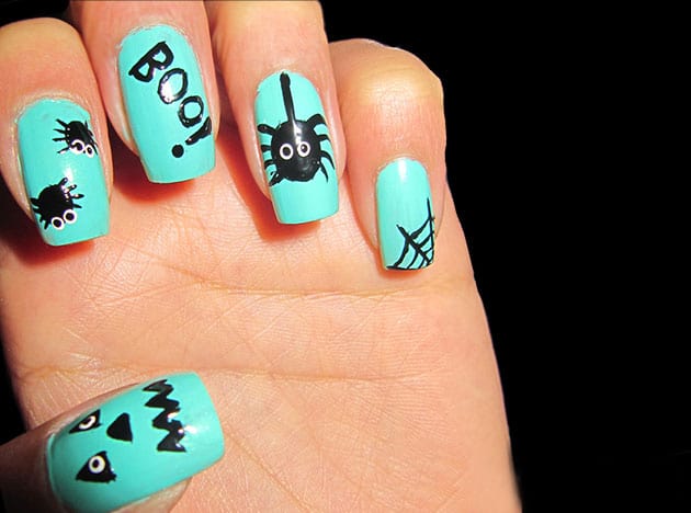 amazing-minute-halloween-nail-designs-for-girls