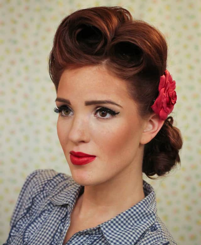 20 Easy and Simple Vintage Hairstyles Pictures – SheIdeas