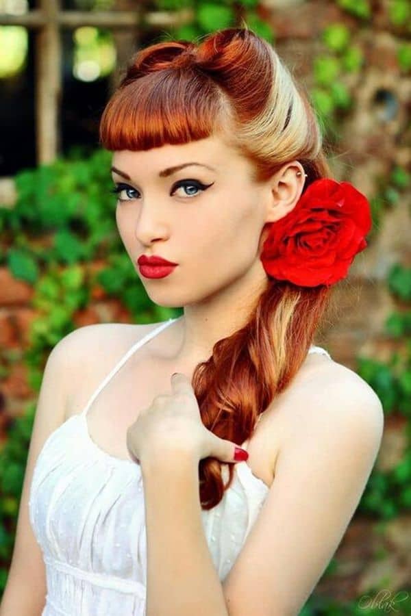 20 Easy and Simple Vintage Hairstyles Pictures - SheIdeas