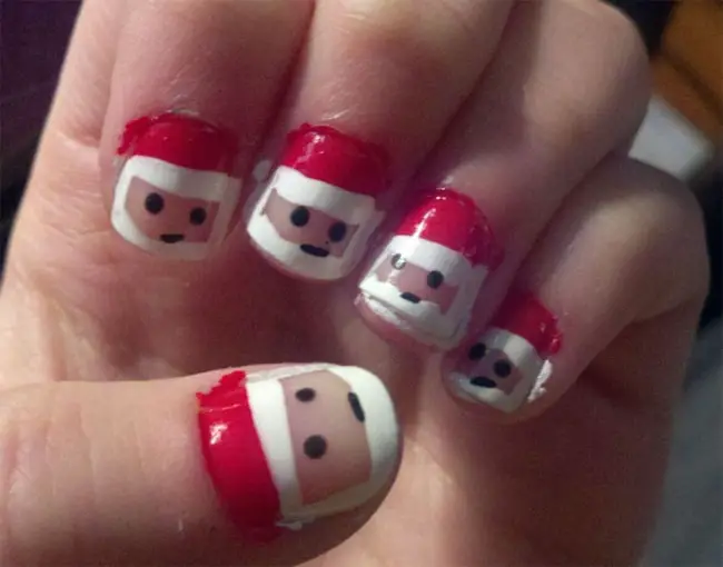 santa-kids-nail-polish-ideas-for-christmas