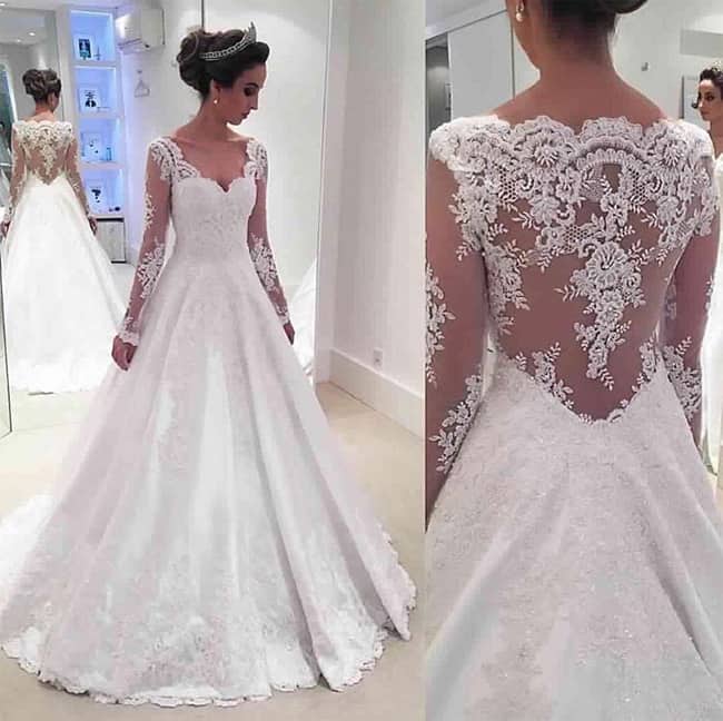 a-line-long-sleeve-wedding-lace-appliques-dress-2017