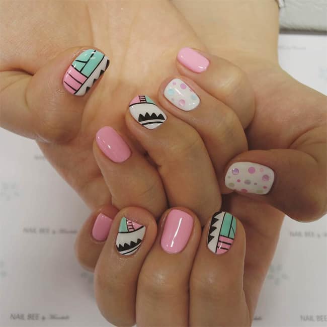 Round Nail Designs