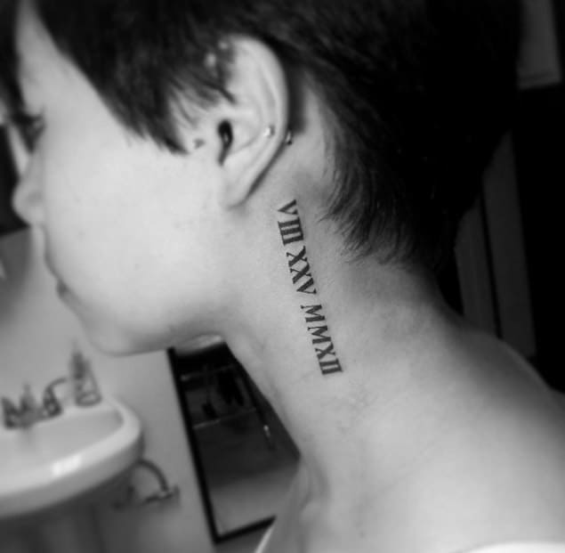 17 Awesome Roman Numeral Tattoos Designs Sheideas