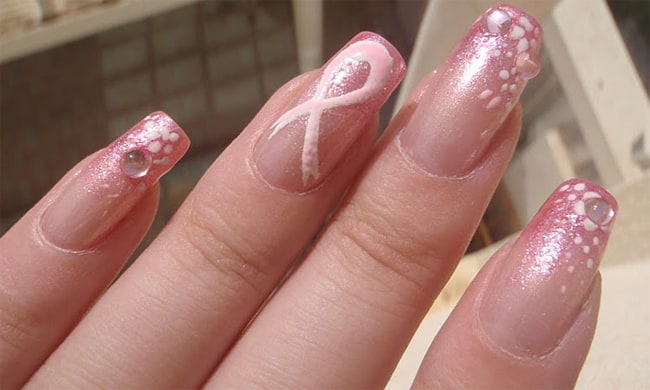 Round Nail Designs with Flowers - wide 6