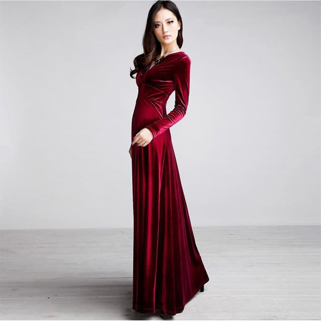 beautiful-winter-maxi-dresses-for-girls