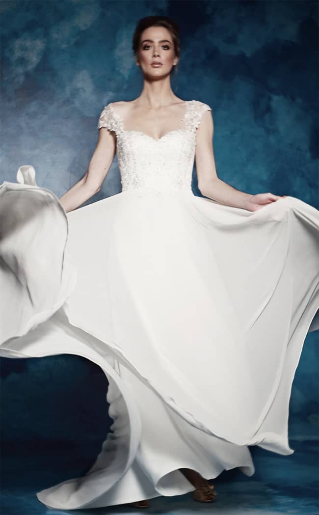 illusion-cap-sleeves-sweetheart-a-line-wedding-dress-trend