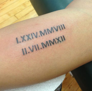 17 Awesome Roman Numeral Tattoos Designs – Sheideas