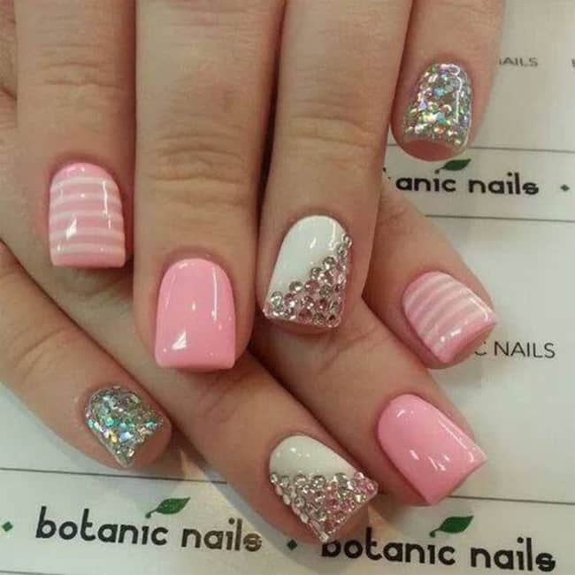 17 Cool Rhinestone Nail Designs for Inspiration – SheIdeas