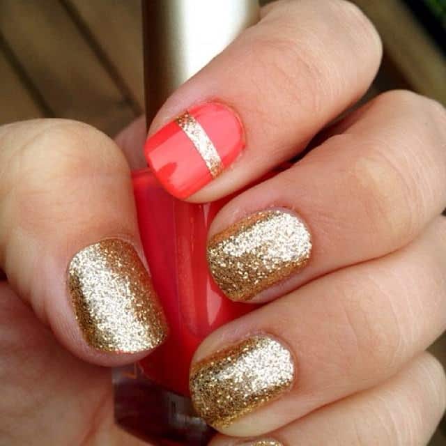 red-and-gold-rounded-nail-design-images