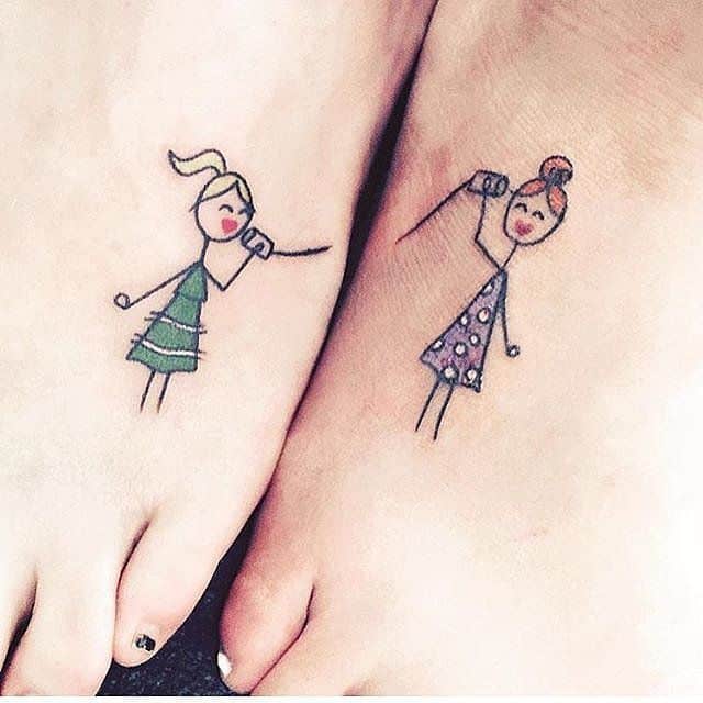 2017-small-sister-tattoo-ideas-for-foot