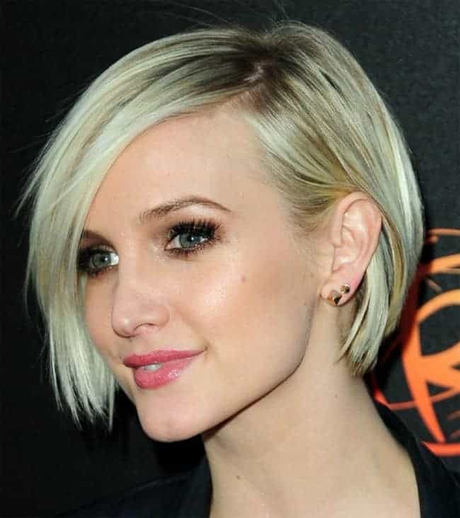 ashlee-simpson-short-edgy-bob-hairstyles-for-wedding