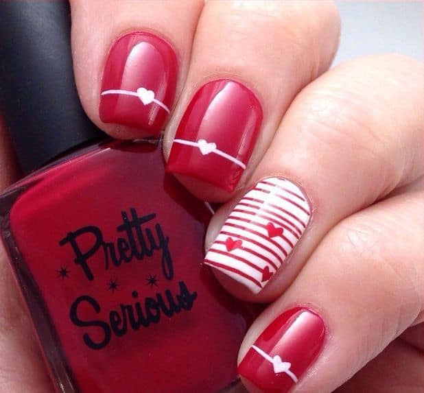 25 Hottest and Cute Red Nail Designs 2018 – SheIdeas