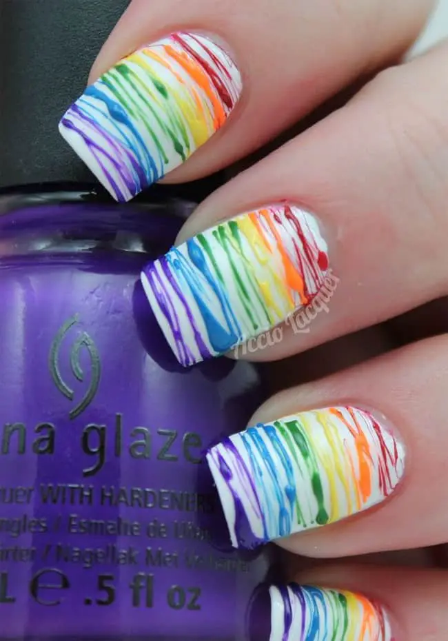 17 Stunning Rainbow Nail Art Designs 2023 Sheideas