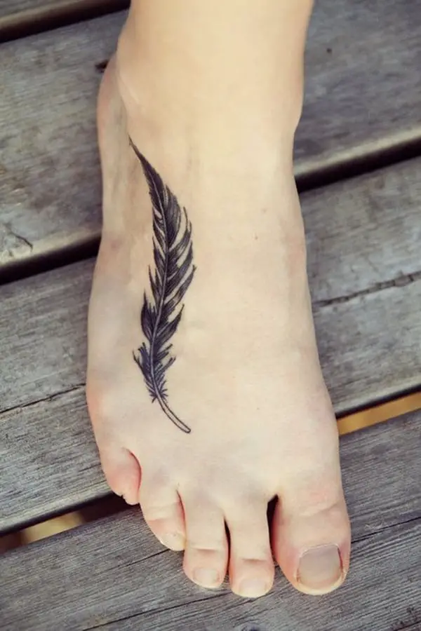 cute-feather-foot-tattoo-designs-for-women