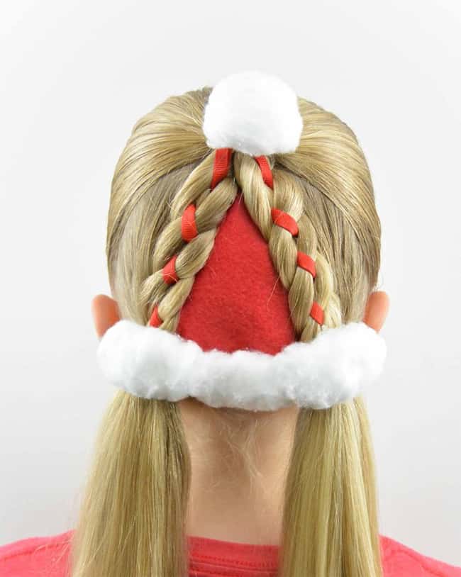 20 Beautiful Christmas Hairstyles for Ladies 2019 - SheIdeas