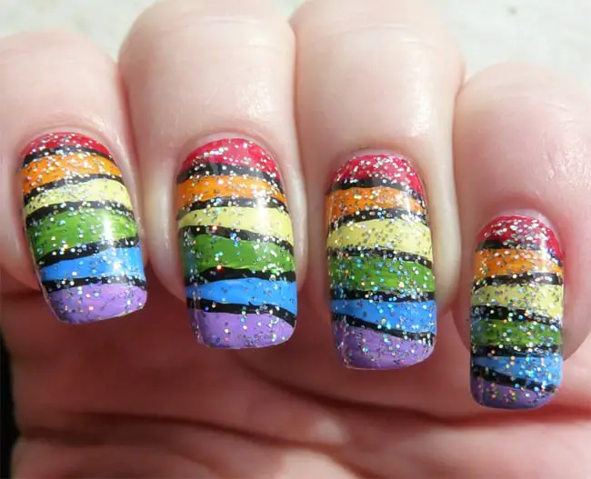 17 Stunning Rainbow Nail Art Designs 2023 – SheIdeas