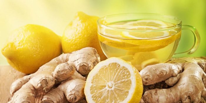 ginger tea with lemon