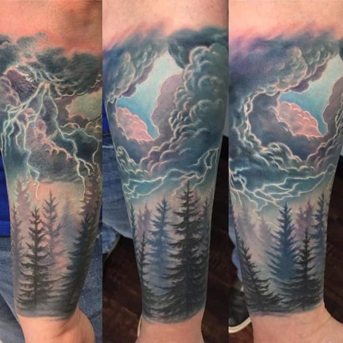 20 Amazing Lightning Tattoos Designs for Ladies SheIdeas