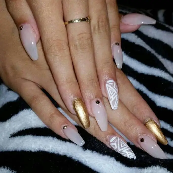 25 Top-Notch Ballerina Shaped Nails Designs – SheIdeas