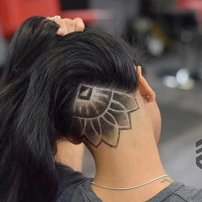 Hair Tattoo For Girl