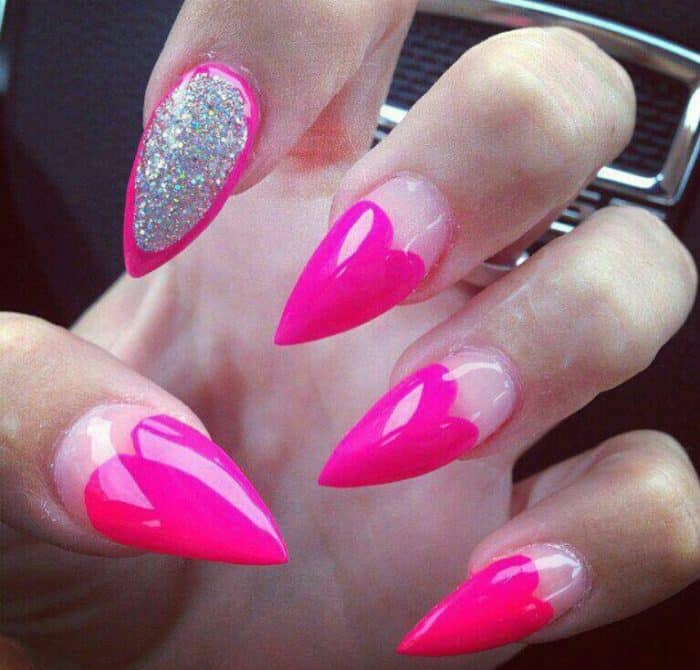 32 Cute Hot Pink Nail Designs Pictures to Try (2020 ...