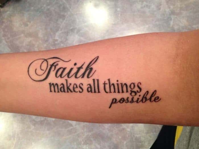 15 Most Interesting Faith Tattoo Designs SheIdeas