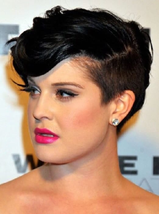 side swept pixie cut