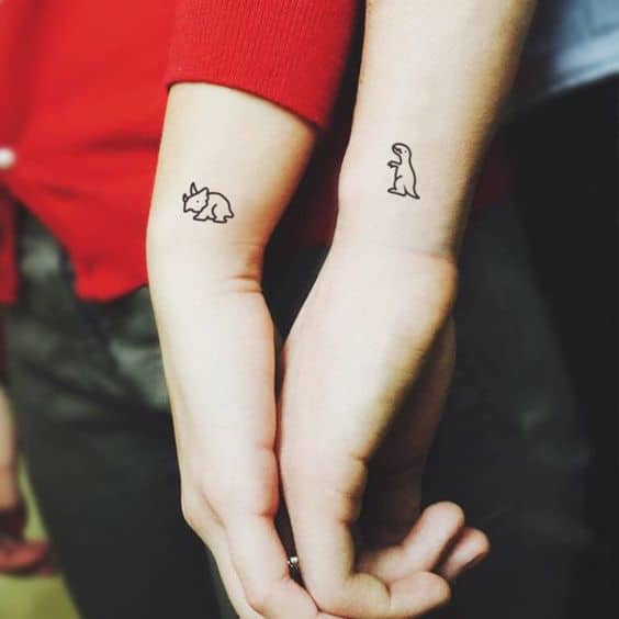 50 Cute Boyfriend And Girlfriend Tattoos Sheideas