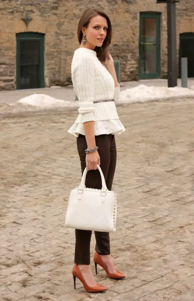 peplum top outfit ideas