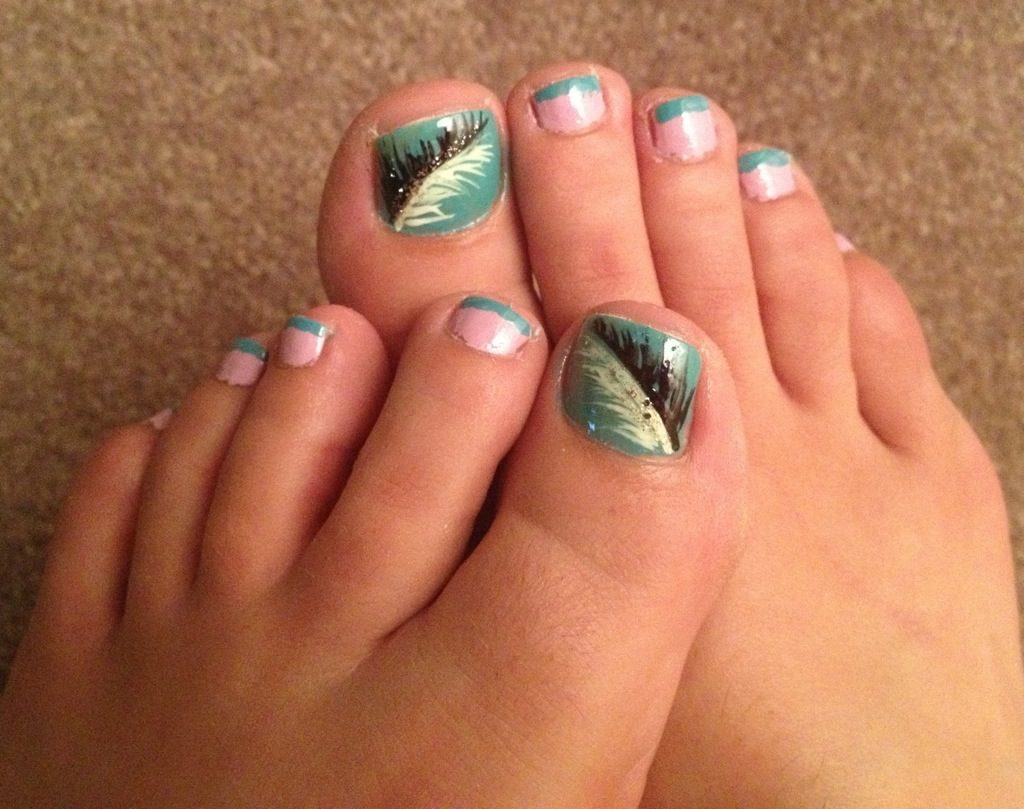 4. Beach-Themed Nail Art for Your Toes - wide 6
