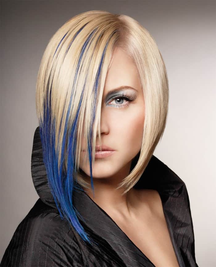 Blue And Blonde Hair