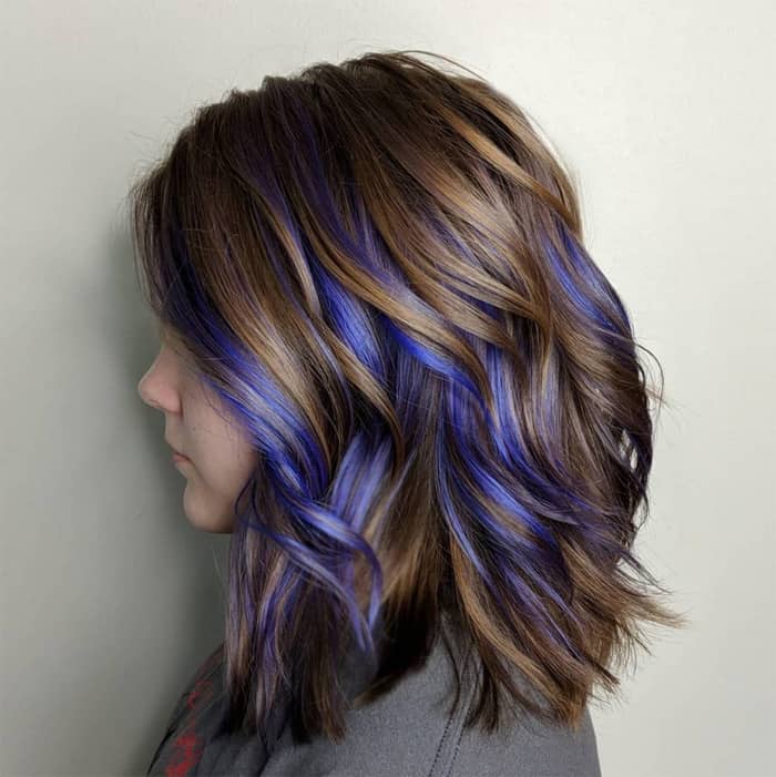 Top 25 Blue Hair Streaks Ideas for Girls – SheIdeas