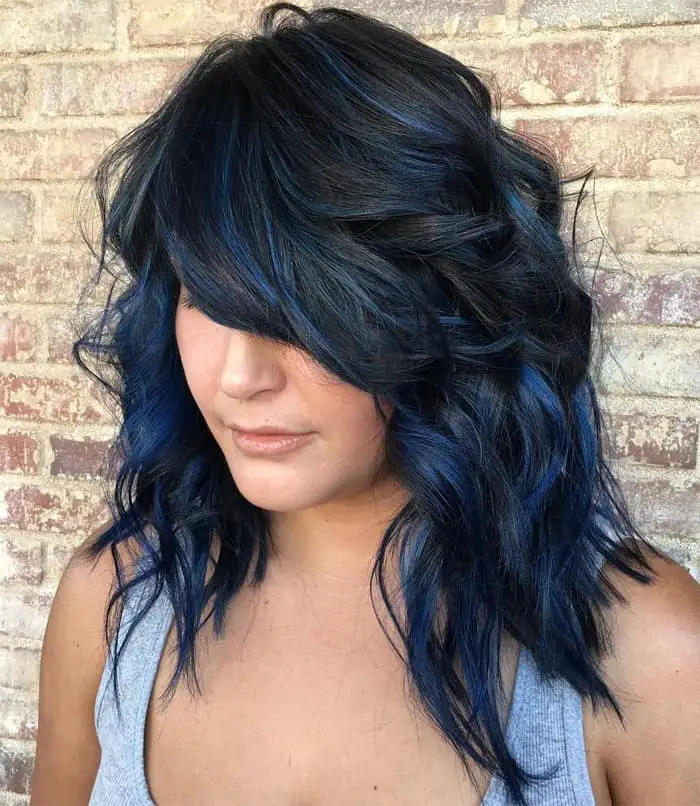 Top 25 Blue Hair Streaks Ideas For Girls Sheideas